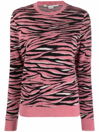 Stella McCartney Tiger intarsia-knit 
