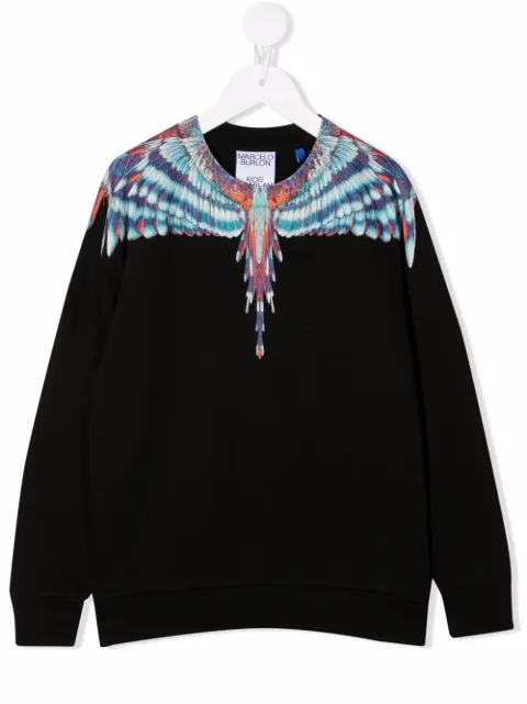 Marcelo Burlon County Of Milan Kids wings-print sweatshirt