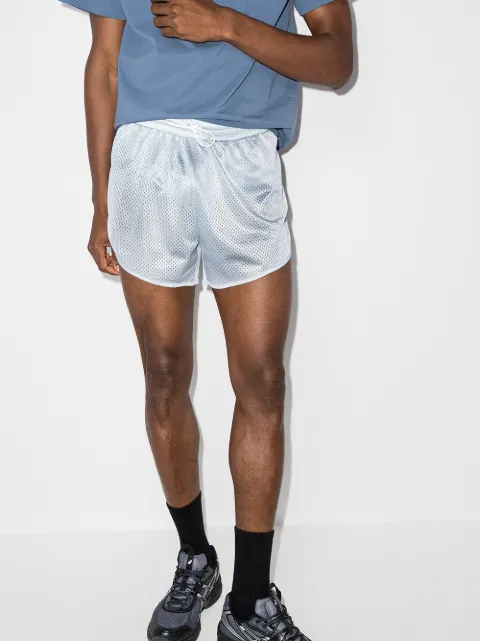 Active drawstring mesh running shorts 