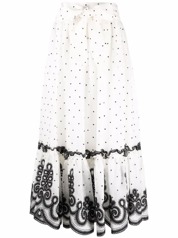Zimmermann Lovestruck Rope Skirt in White