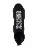 Moschino logo intarsia-knit high-top sneakers