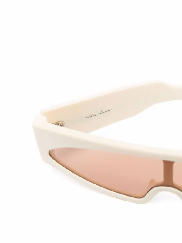 Rick Owens Gene スクエアフレーム サングラス | ニュートラル