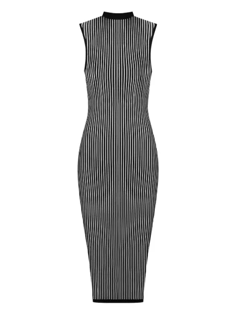 Maison Close Bande à Part striped midi dress
