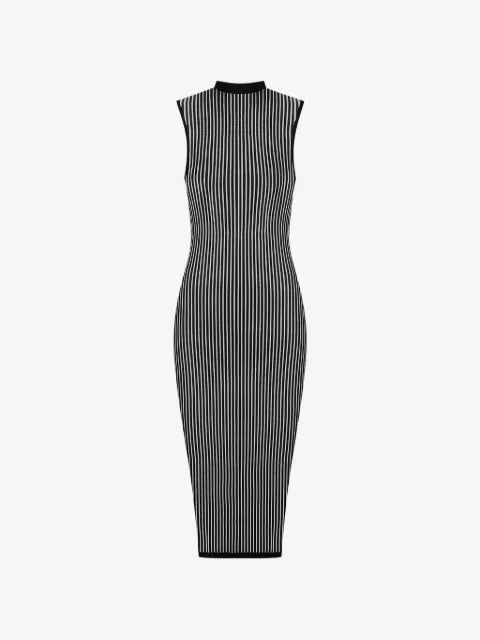 Maison Close striped midi dress