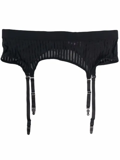 Maison Close Suspensório Porte-Jarretelles com listras 