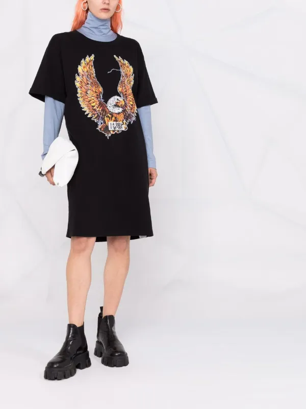 layered t shirt dress