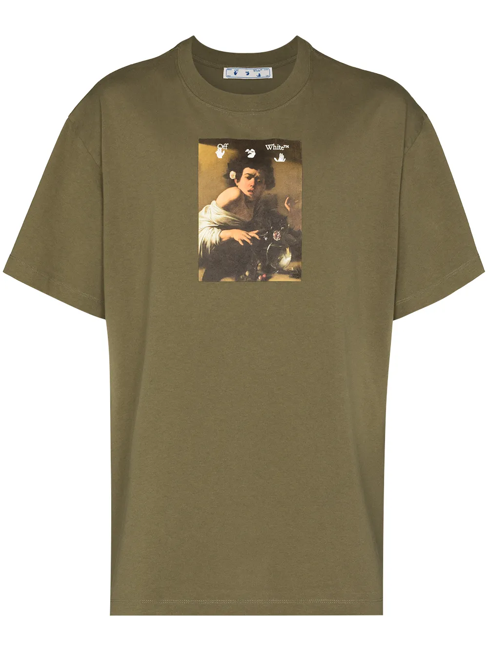 

Off-White Caravaggio print T-shirt - Green