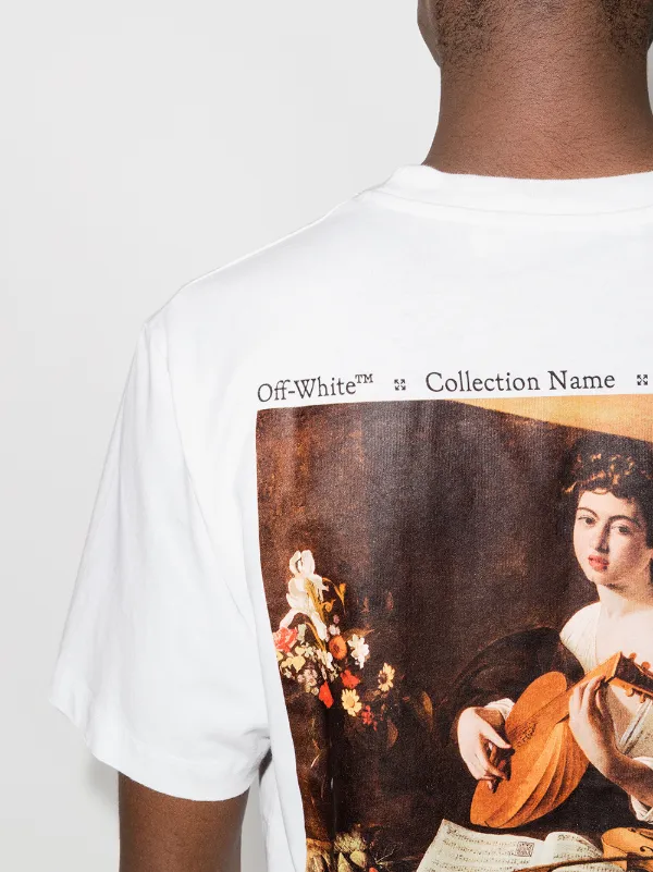 Off-White Caravaggio Painting Cotton T-shirt | White | FARFETCH