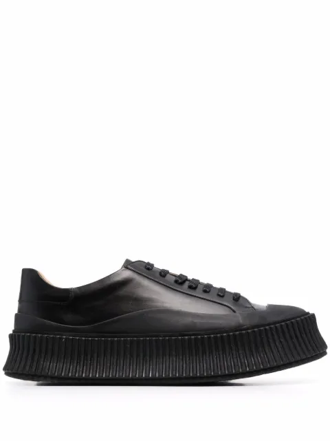 Jil Sander tenis con plataforma