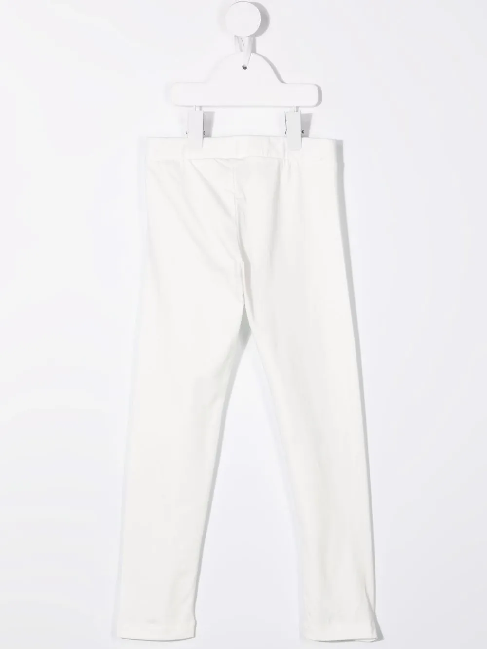 Image 2 of Moschino Kids logo-print stretch-cotton leggings