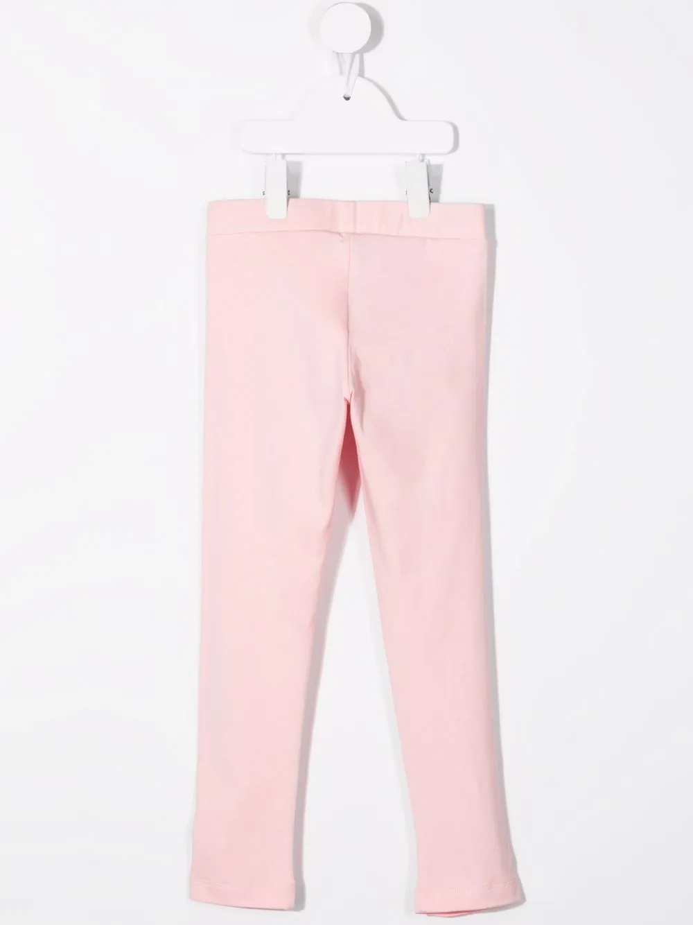 Image 2 of Moschino Kids logo-print stretch-cotton leggings