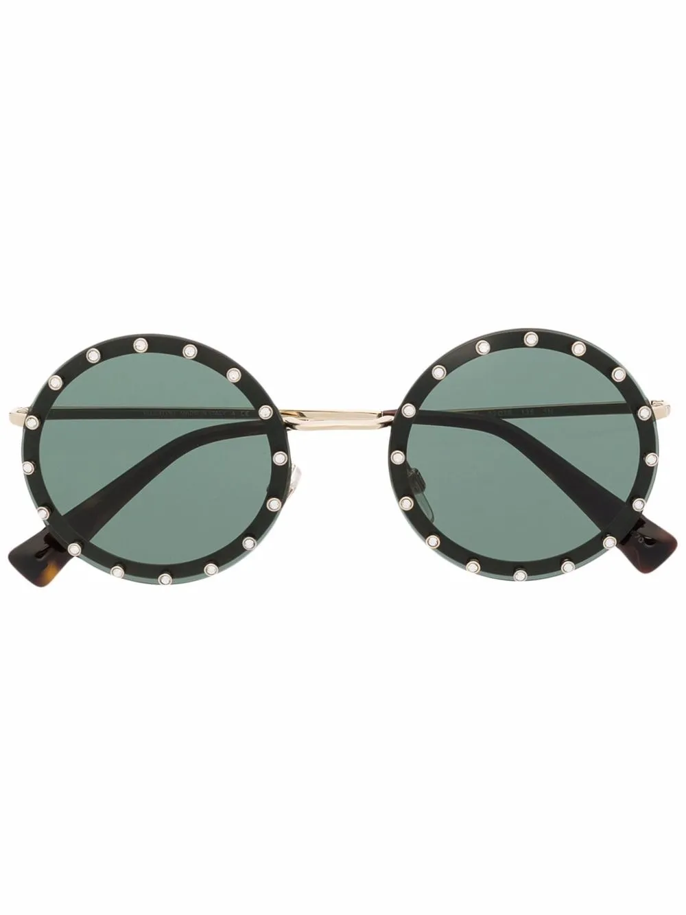 фото Valentino eyewear солнцезащитные очки в круглой оправе