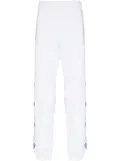 Moncler side logo-print track pants - White