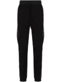 Moncler side stripe track pants - Black