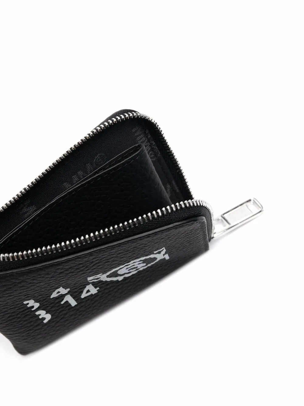 фото Mm6 maison margiela кошелек на молнии с логотипом