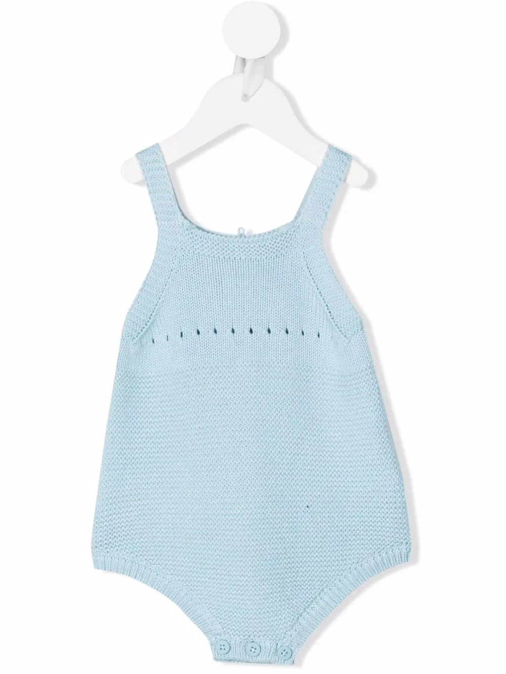 

Stella McCartney Kids romper tejido con motivo de perro - Azul