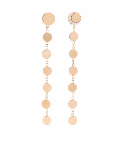 Pasquale Bruni pendientes Luce en oro rosa de 18ct con diamantes