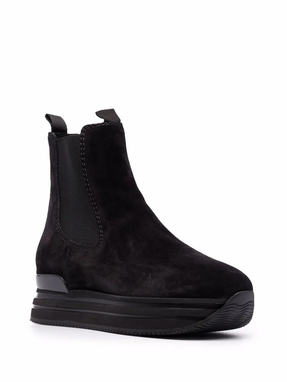 Hogan Highlights chunky-sole Chelsea boots Black