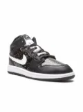 Jordan Kids Jordan 1 Mid SE ""Black Glitter"" sneakers