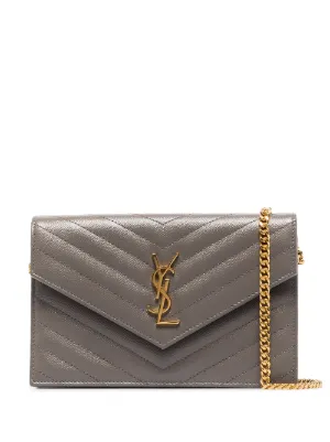 saint laurent zip wallet