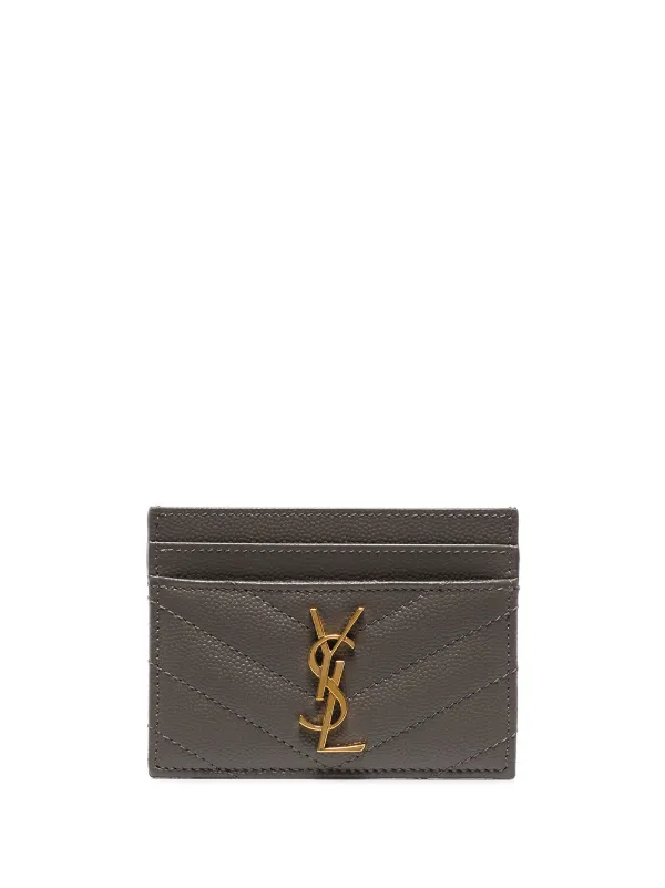 Womens Saint Laurent black Monogram Saint Laurent Matelassé Card