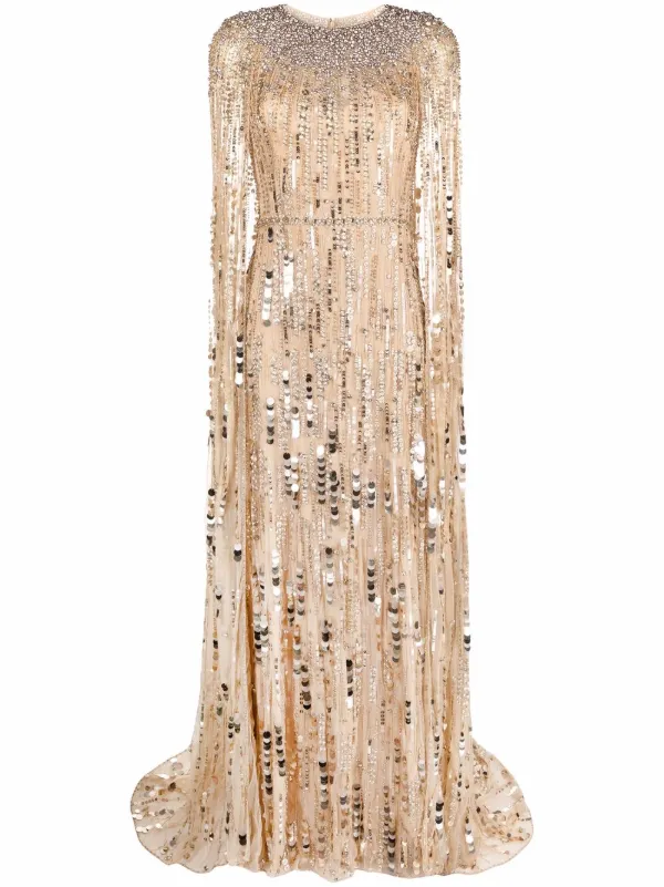 jenny packham sequin gown