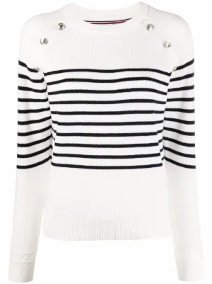 tommy hilfiger jumper white womens