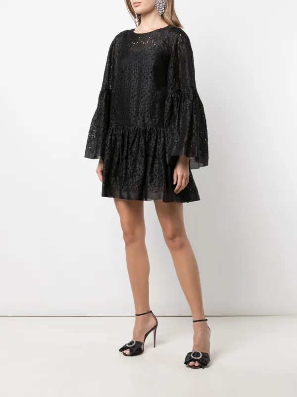 Dolce Gabbana Pre-Owned Mini-jurk Met Geborduurde Bloemen