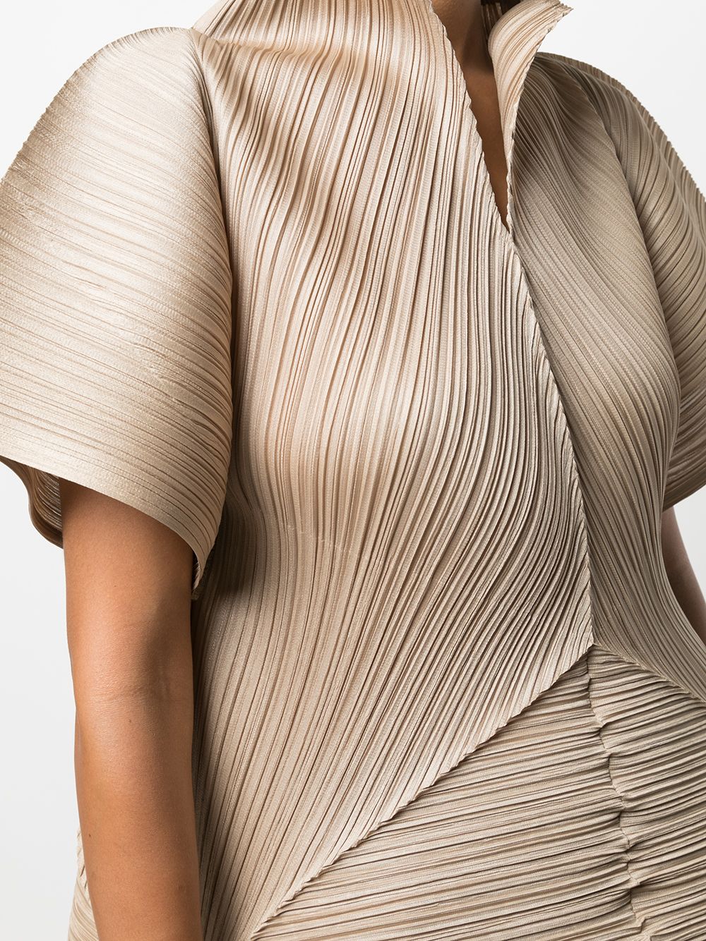 фото Pleats please issey miyake структурированный топ с плиссировкой