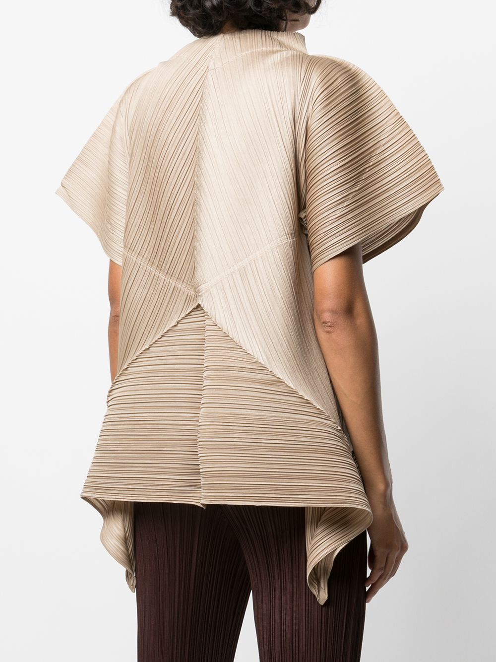 фото Pleats please issey miyake структурированный топ с плиссировкой