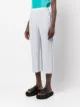 Pleats Please Issey Miyake plissé cropped trousers