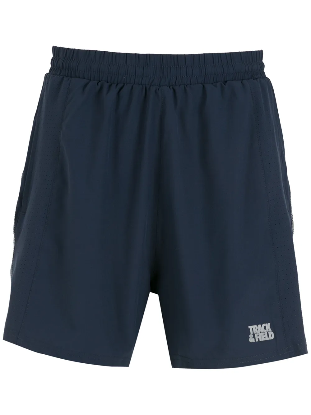 Track & Field Bermuda esportiva com logo | Azul | Image 1