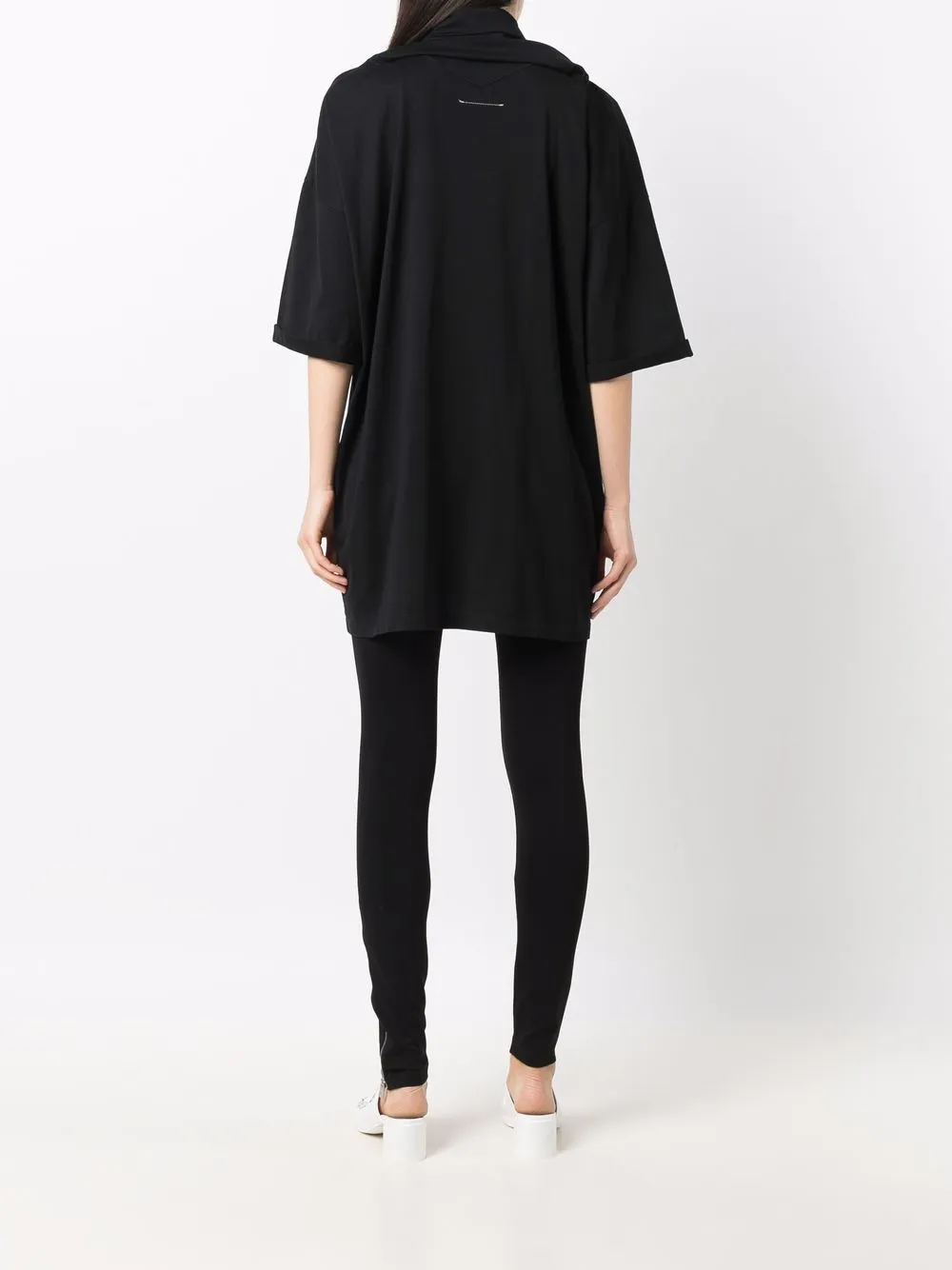 фото Mm6 maison margiela длинная футболка