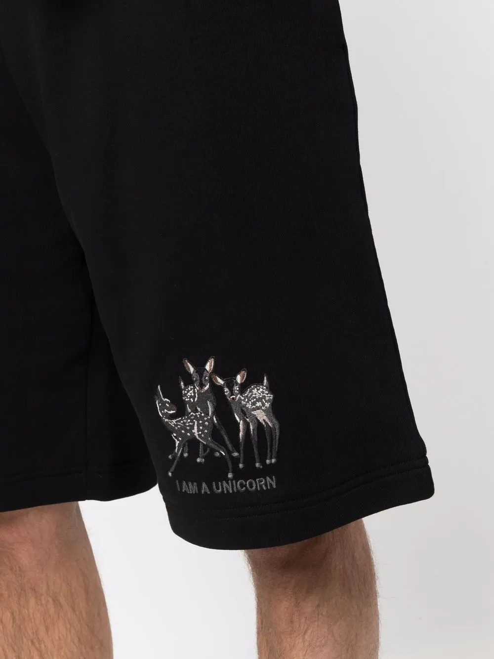 фото Burberry спортивные шорты с вышивкой unicorn