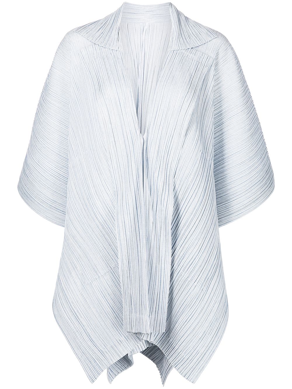 фото Pleats please issey miyake плиссированный кардиган в тонкую полоску