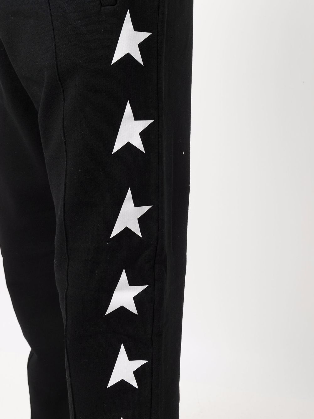 Shop Golden Goose Star-motif Track Pants In Black