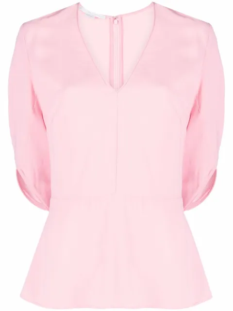 Stella McCartney blouse péplum Melody à col v