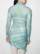 Maisie Wilen Orbit City asymmetric mini dress