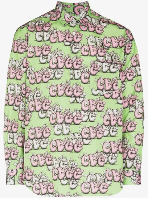 Comme Des Garçons Shirt x Kaws chemise à imprimé graphique