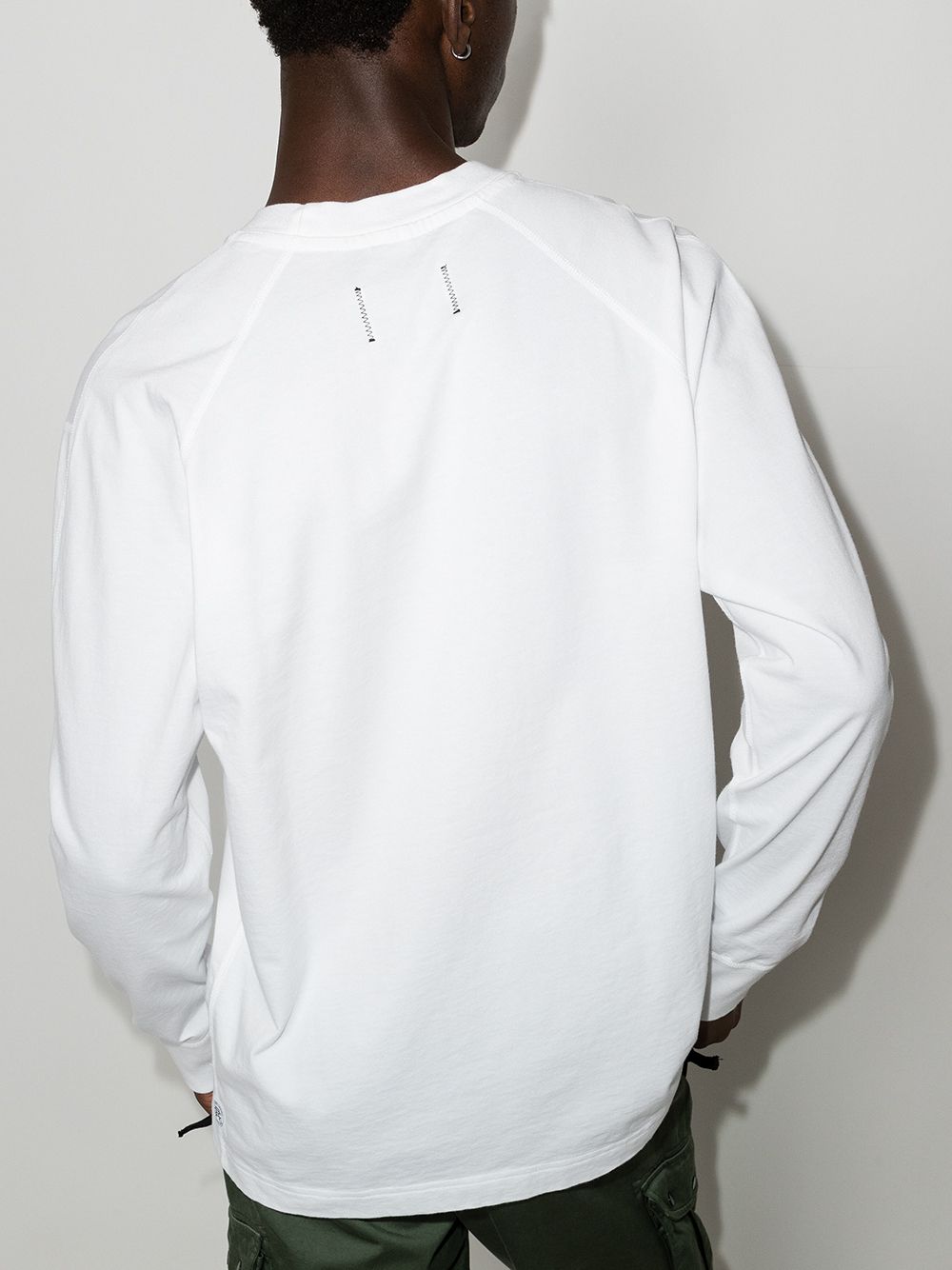 фото Reigning champ re ch mdwt ls tee wht