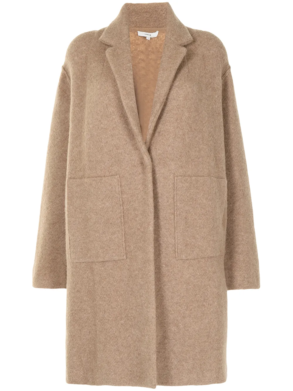 Vince long wool alpaca blend hot sale coat