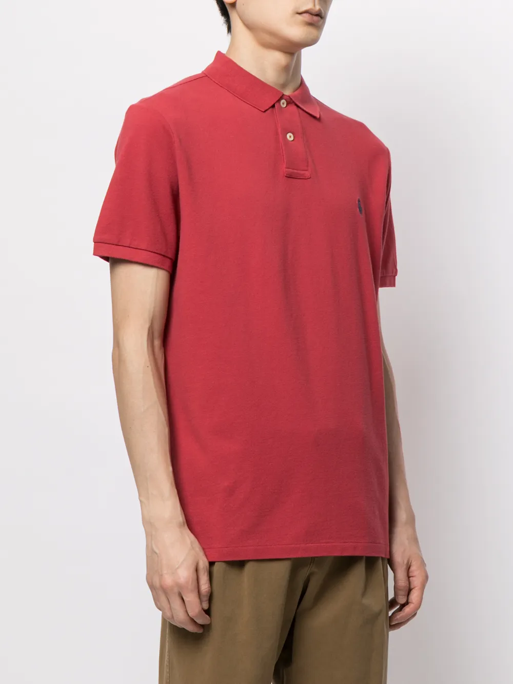 фото Polo ralph lauren рубашка поло с вышитым логотипом