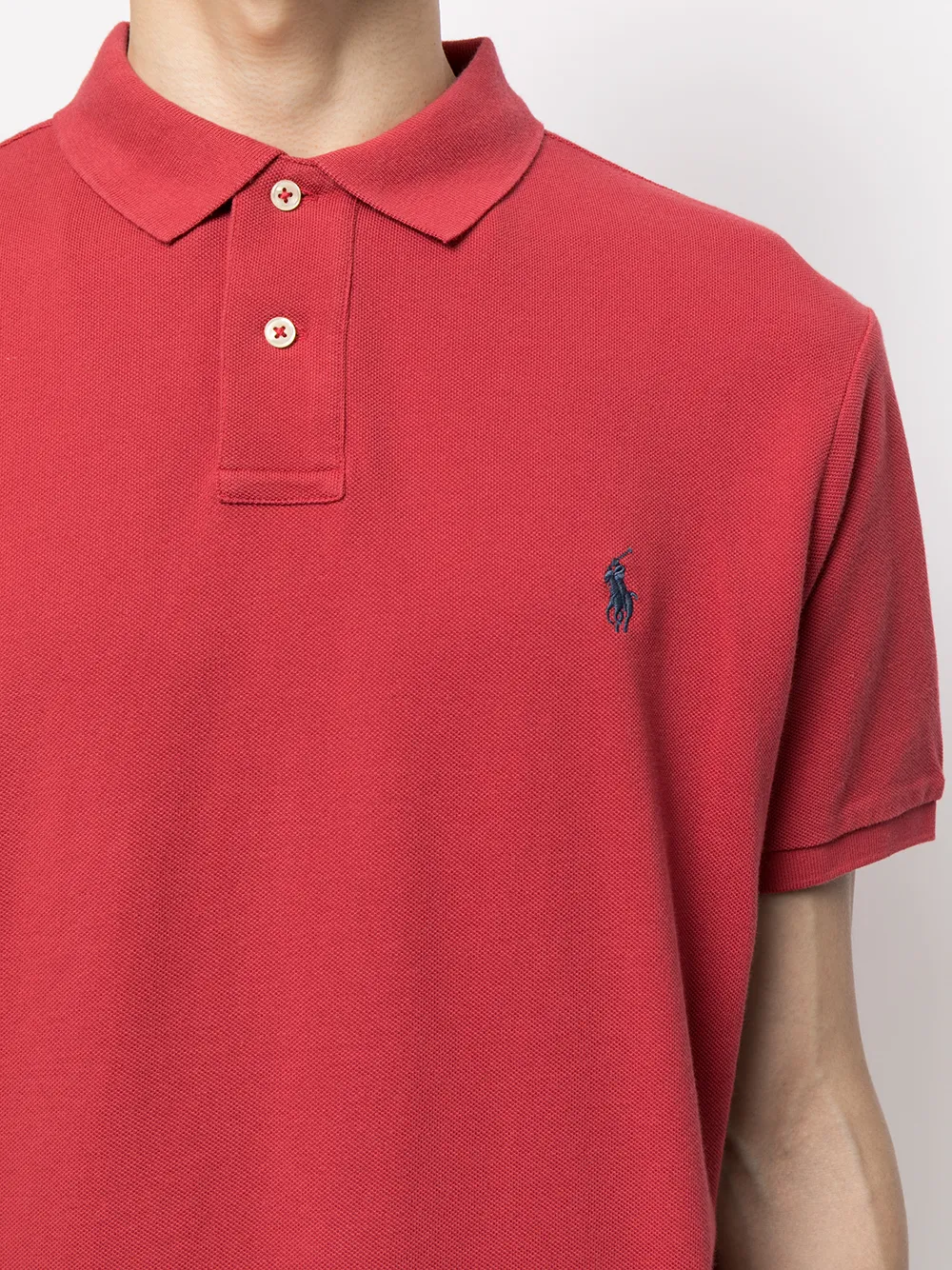 фото Polo ralph lauren рубашка поло с вышитым логотипом