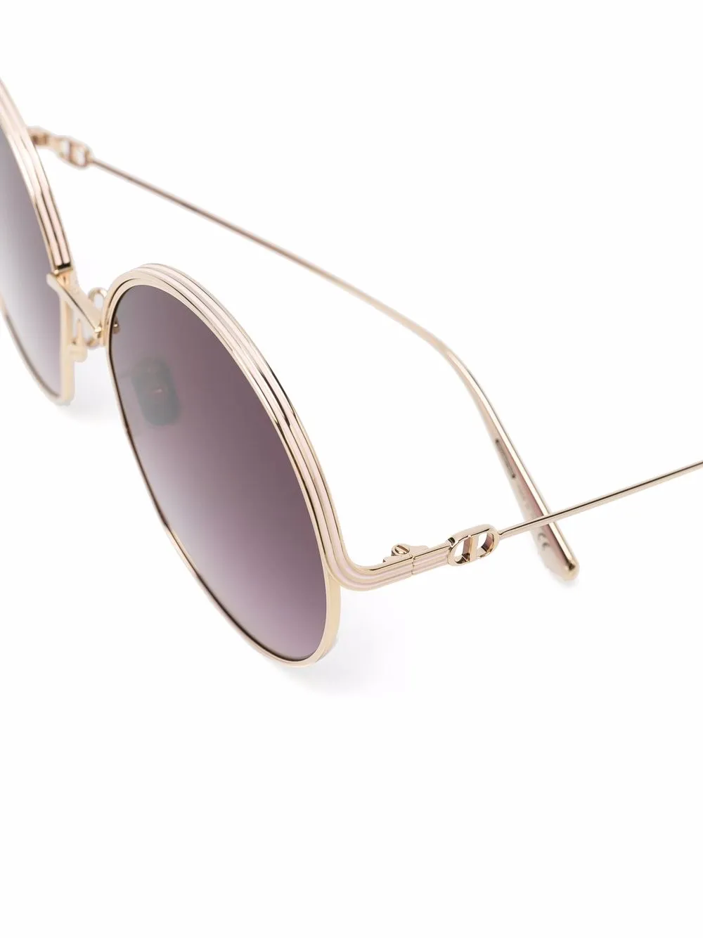 фото Dior eyewear солнцезащитные очки everdior в массивной оправе