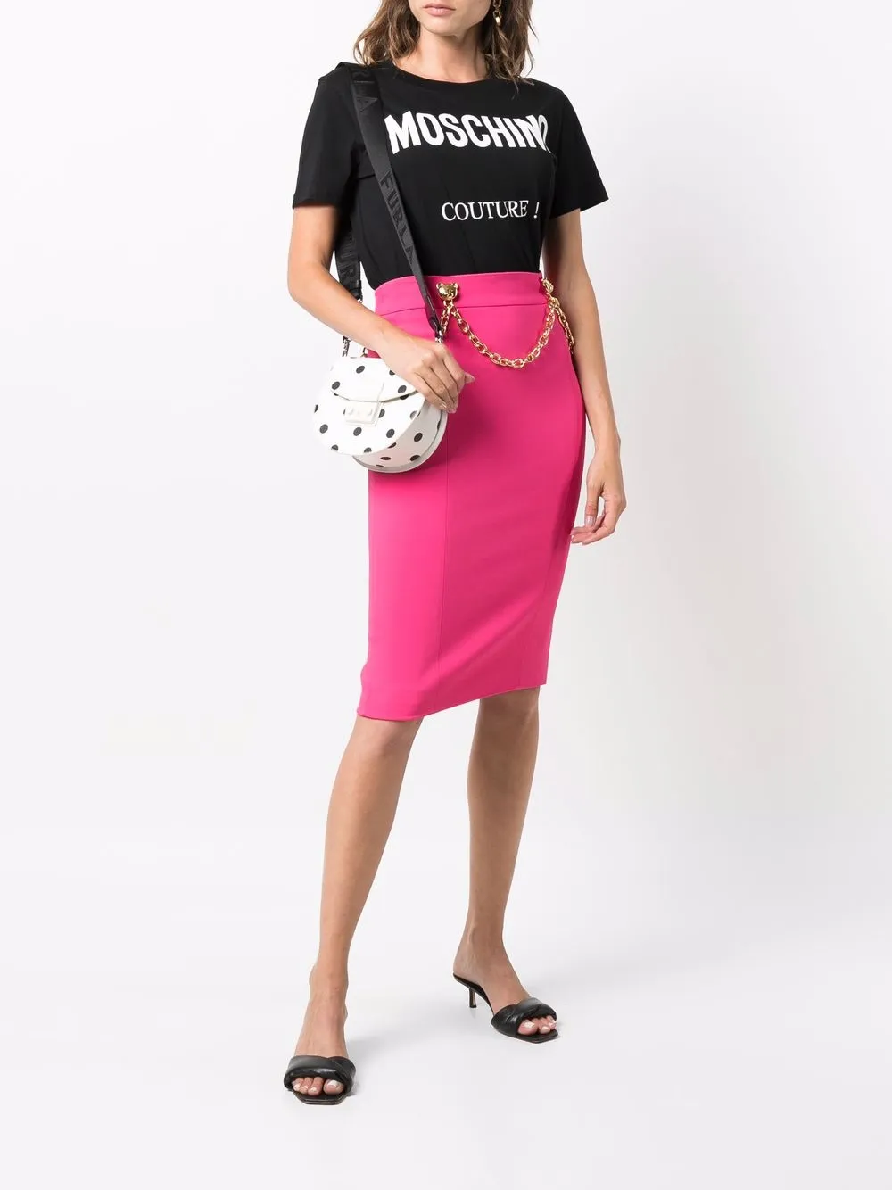 фото Moschino футболка с логотипом