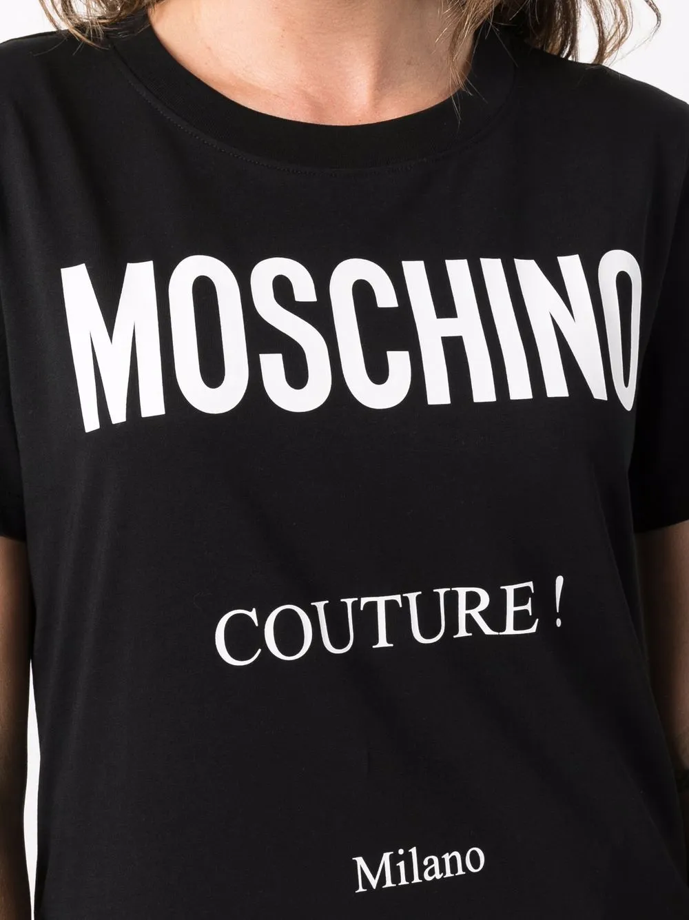 фото Moschino футболка с логотипом