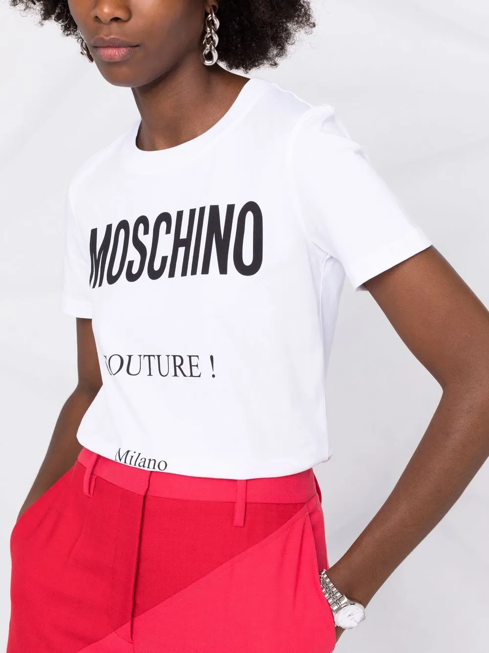 фото Moschino футболка с логотипом