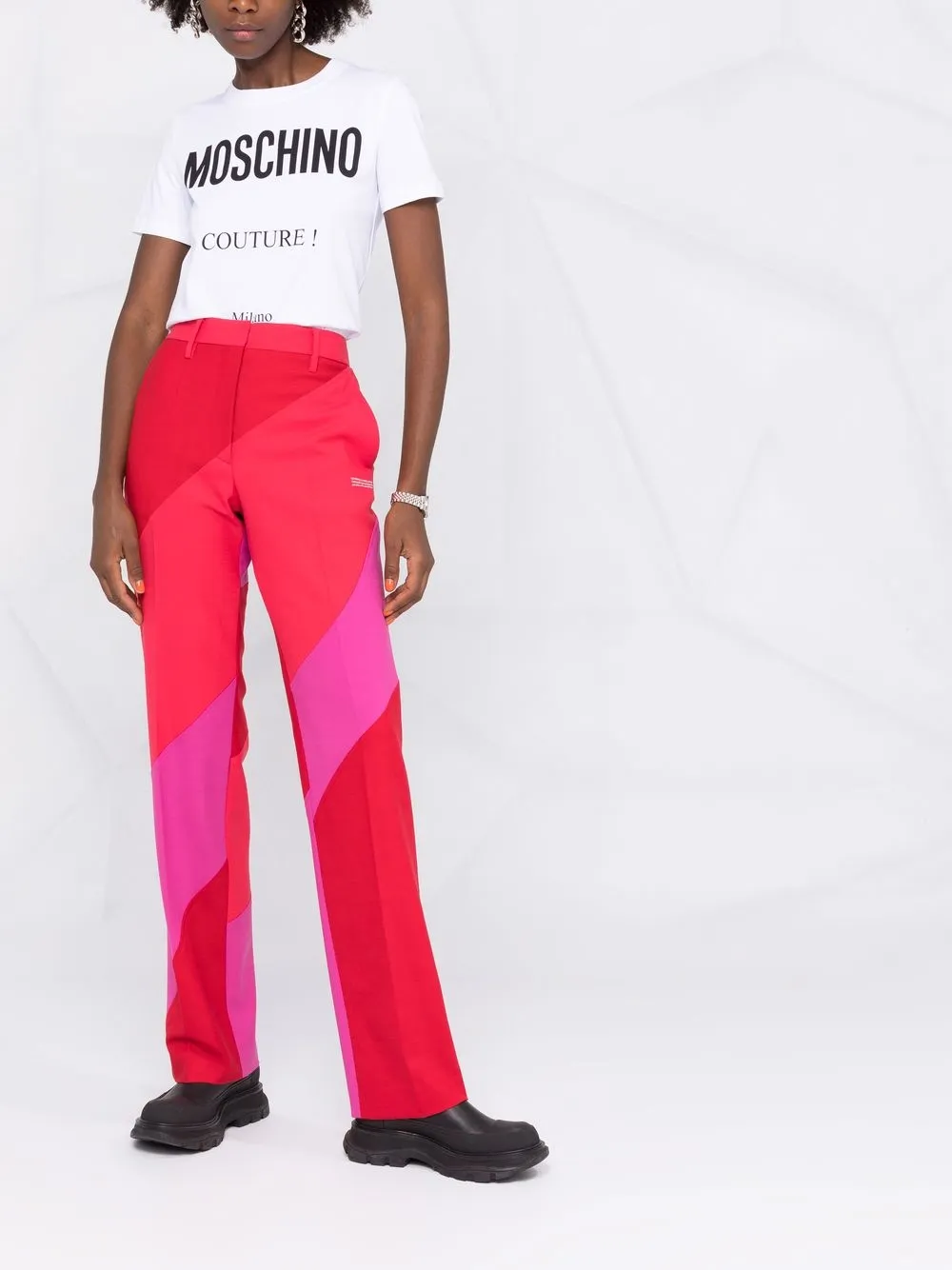 фото Moschino футболка с логотипом