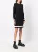 Calvin Klein stripe-detail sweater dress