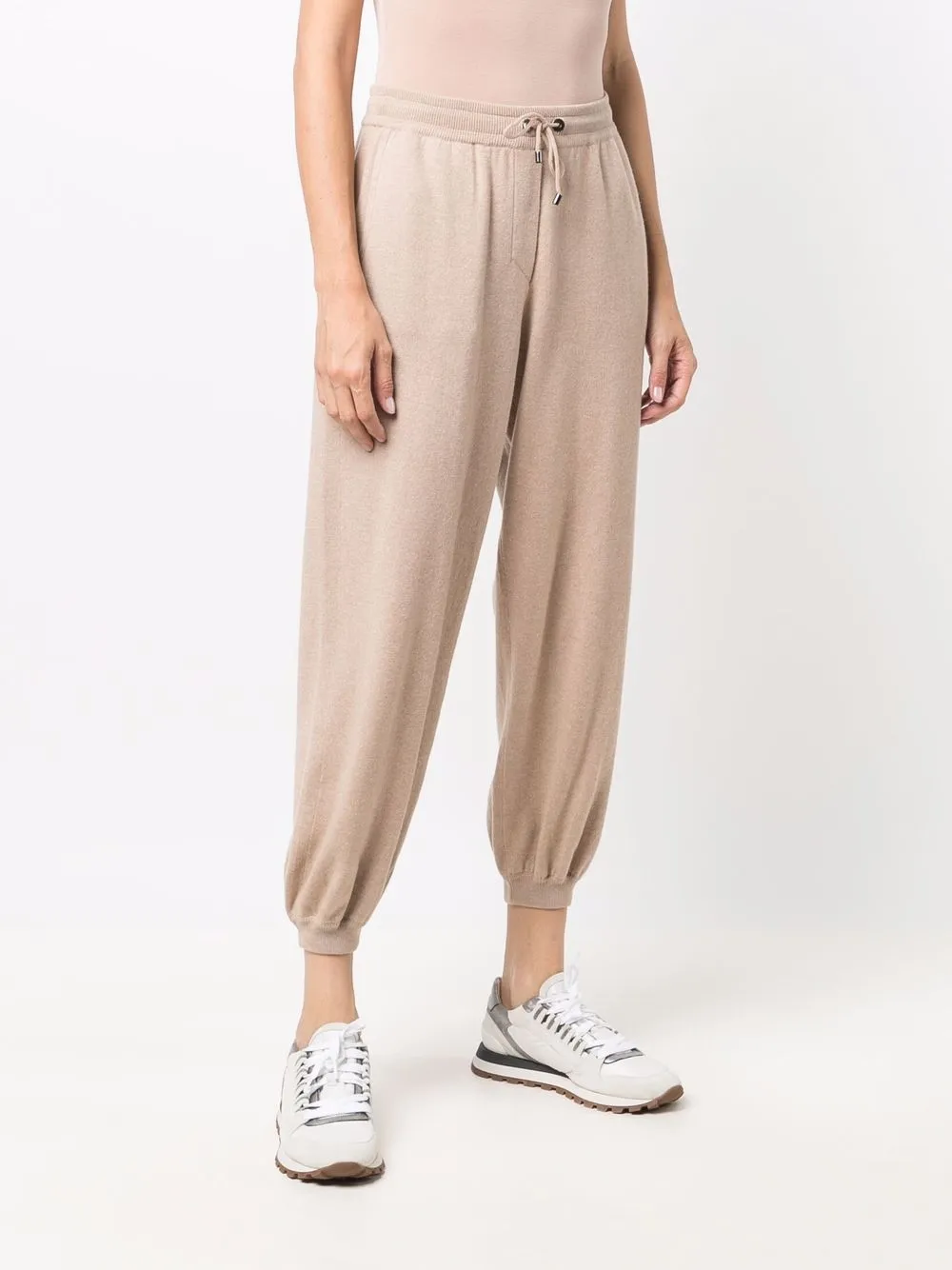 фото Brunello cucinelli зауженные трикотажные брюки